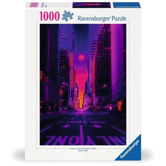 Ravensburger 12001436 - New York neon színben - 1000 db-os puzzle