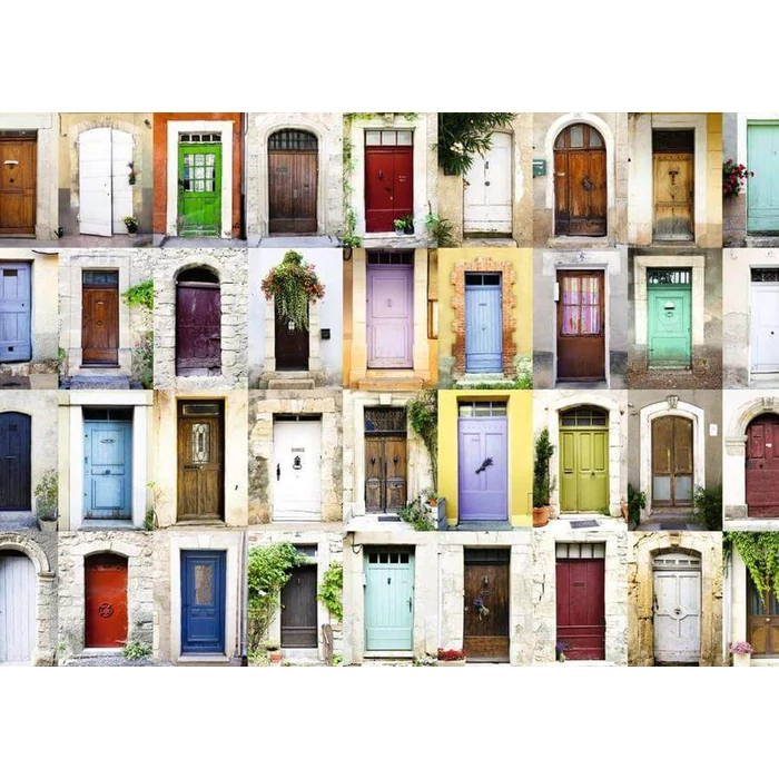 Ravensburger 12001437 - Gyönyörű francia ajtók - 1000 db-os puzzle