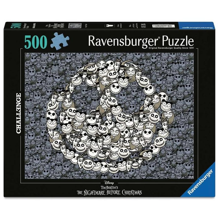 Ravensburger 12001501 - Lehetetlen puzzle - Karácsonyi lidércnyomás - 500 db-os puzzle