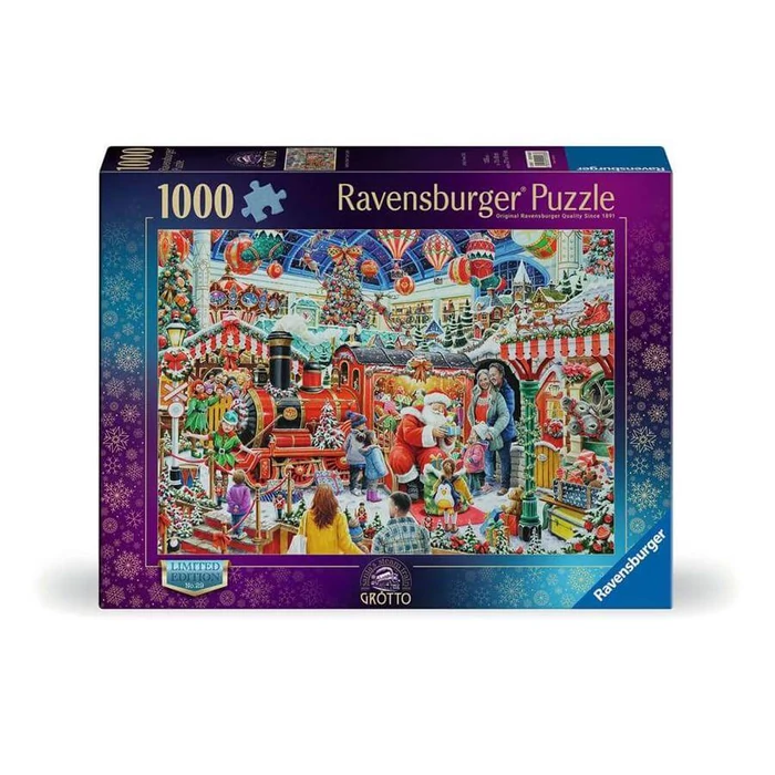 Ravensburger 12001583 - Limitált kiadás - A mikulás gőzöse - 1000 db-os puzzle
