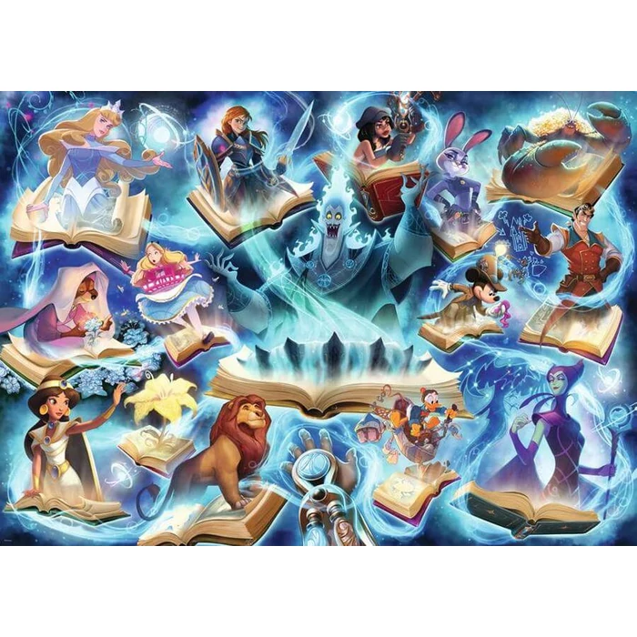 Ravensburger 12001625 - Disney Lorcana - A birodalom csillogása - Zafír - 1000 db-os puzzle