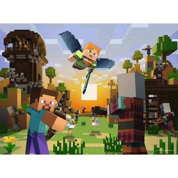 Ravensburger 12004177 - Minecraft - 150 db-os XXL puzzle
