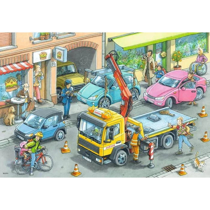 Ravensburger 05096 - Szemétgyűjtés - 2 x 24 db-os puzzle