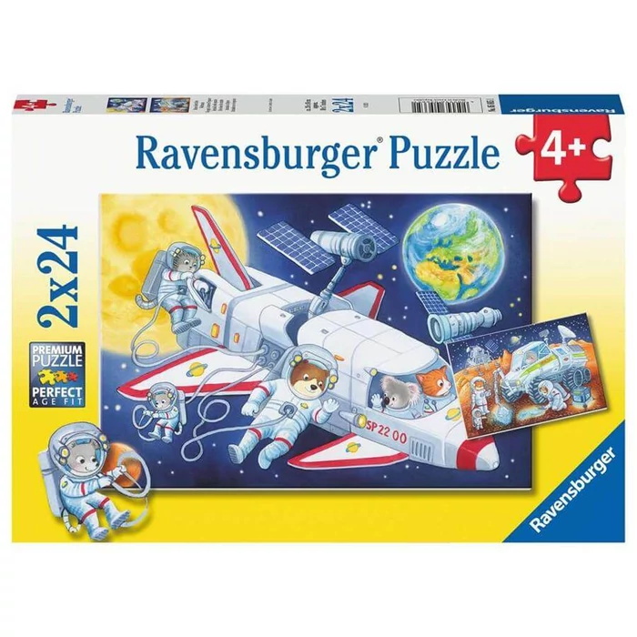 Ravensburger 05665 - Utazás az űrben - 2 x 24 db-os puzzle