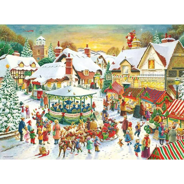 Ravensburger 12000040 - Karácsonyi gyűjtemény - 2 x 500 db-os puzzle