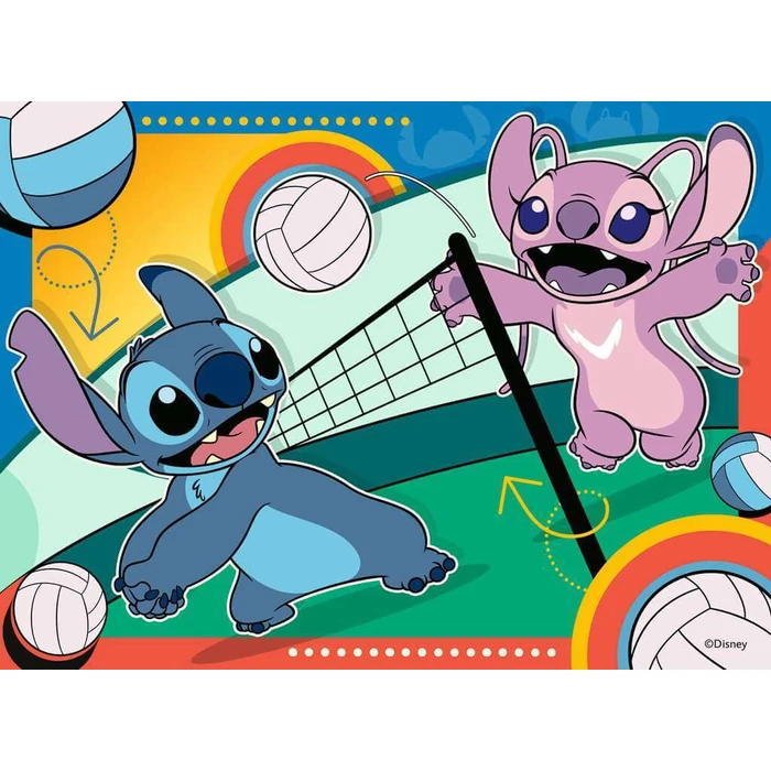 Ravensburger 12004106 - Disney - Stitch - 4 az 1-ben puzzle (12,16,20,24 db-os) puzzle
