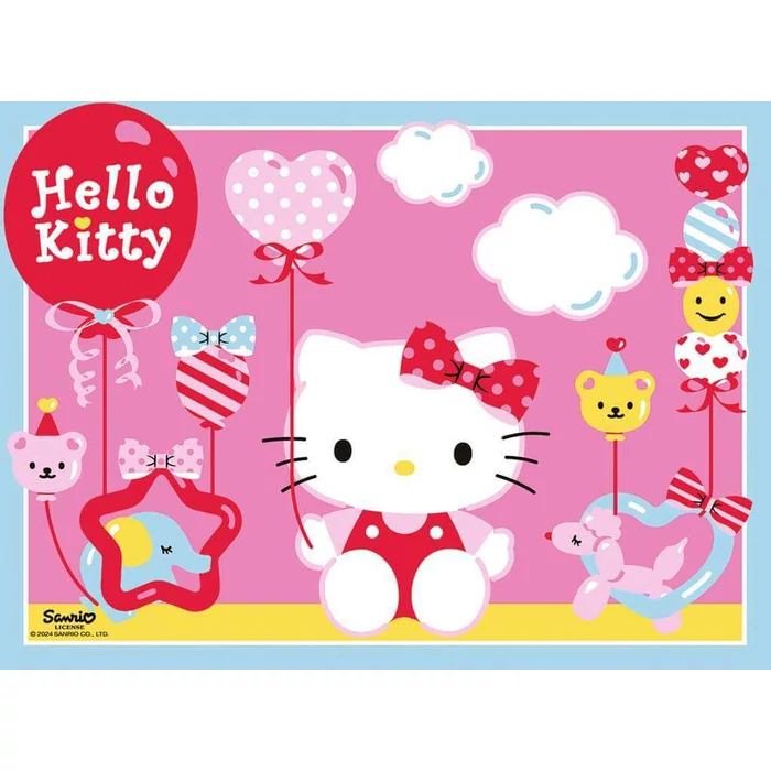 Ravensburger 12004158 - Hello Kitty - 4 az 1-ben puzzle (12,16,20,24 db-os) puzzle