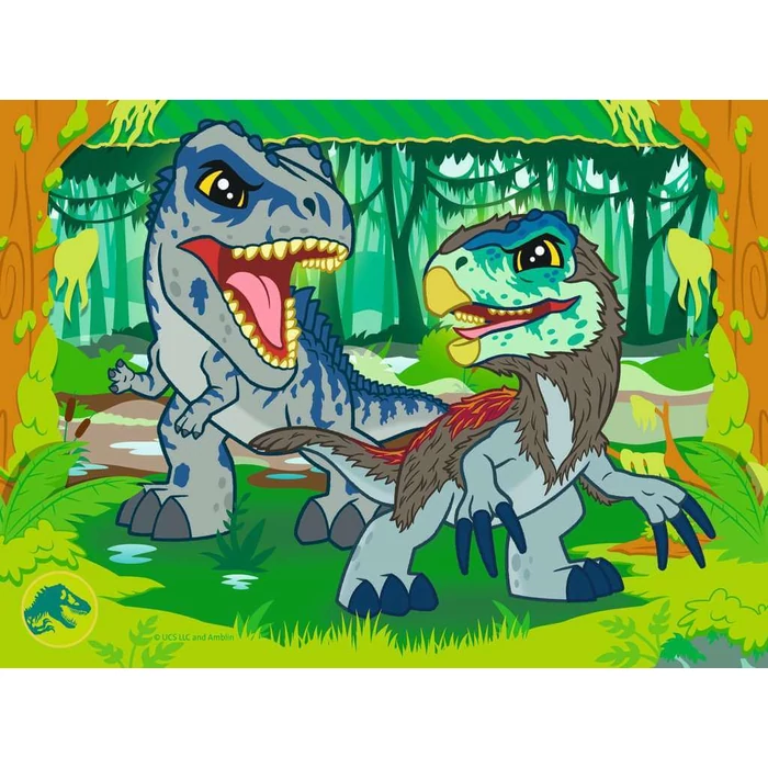 Ravensburger 12004027 - Jurassic World Explorers - 4 az 1-ben puzzle (12,16,20,24 db-os) puzzle