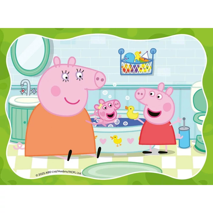 Ravensburger 12004104 - Peppa malac - 4 az 1-ben puzzle (12,16,20,24 db-os) puzzle