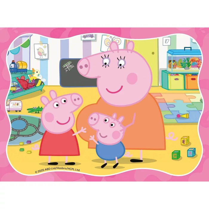 Ravensburger 12004104 - Peppa malac - 4 az 1-ben puzzle (12,16,20,24 db-os) puzzle
