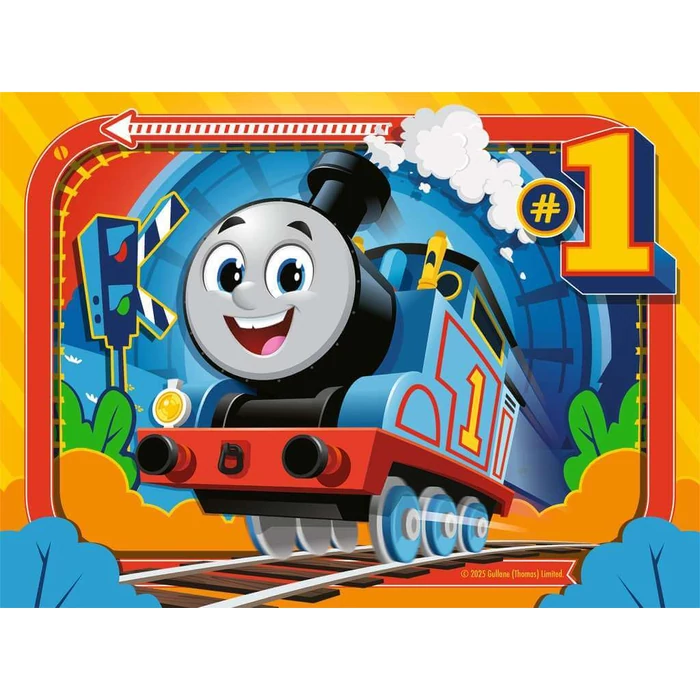 Ravensburger 12004108 - Thomas és barátai - 4 az 1-ben puzzle (12,16,20,24 db-os) puzzle