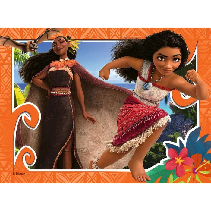 Ravensburger 12004125 - Vaiana 2 - 4 az 1-ben puzzle (12,16,20,24 db-os) puzzle
