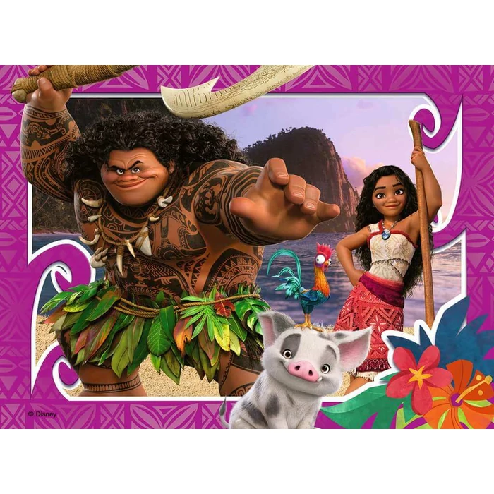 Ravensburger 12004125 - Vaiana 2 - 4 az 1-ben puzzle (12,16,20,24 db-os) puzzle