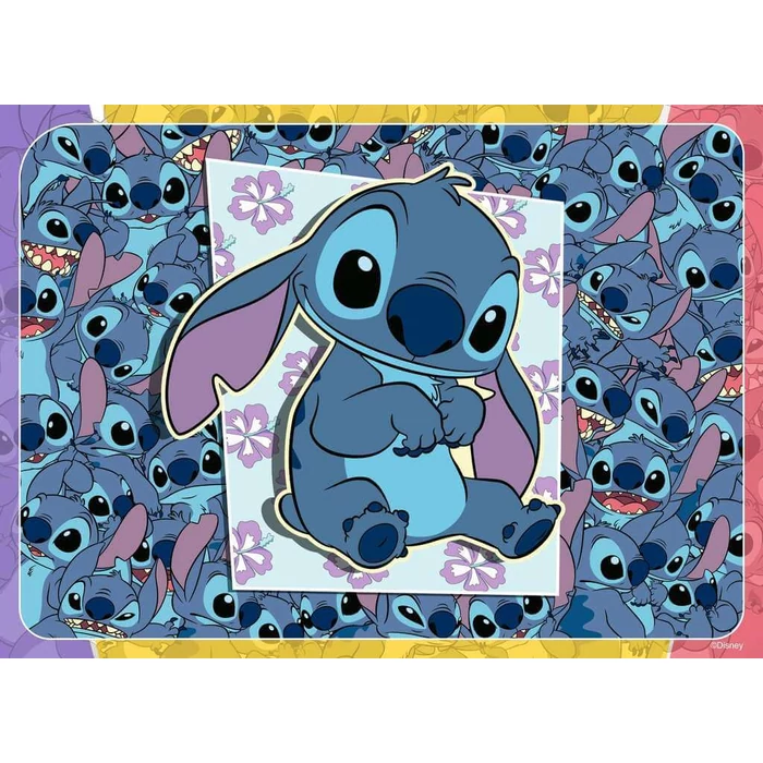 Ravensburger 05731 - Disney - Stitch - 4 x 100 db-os puzzle