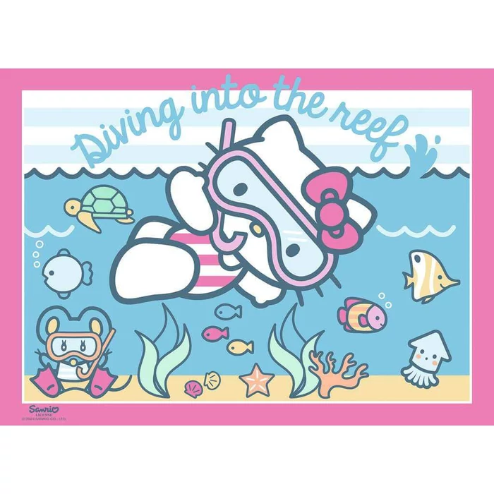 Ravensburger 12004159 - Hello Kitty - 4 x 100 db-os puzzle