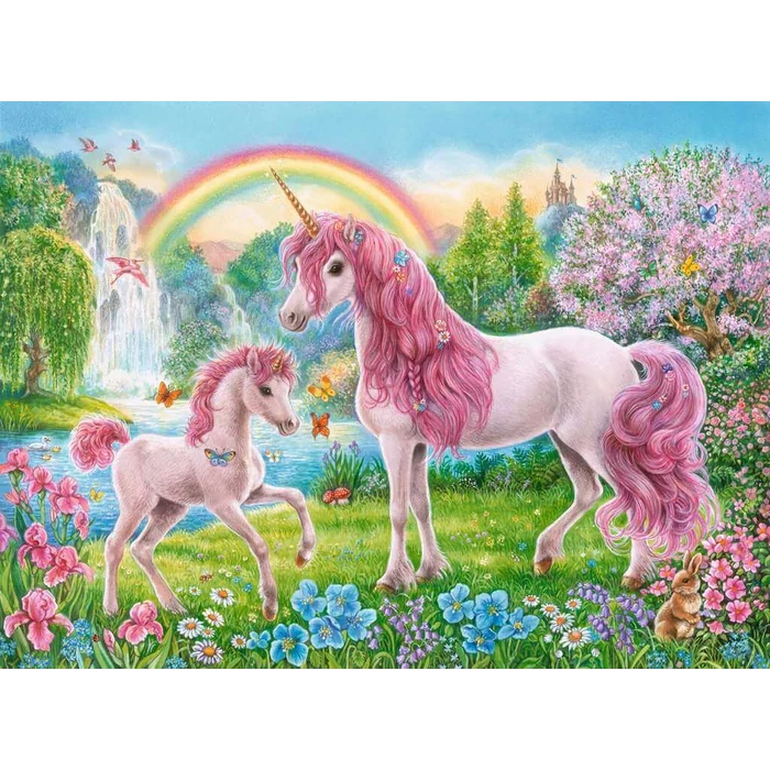 Ravensburger 05654 - Varázslatos unikornisok - 4 x 100 db-os puzzle