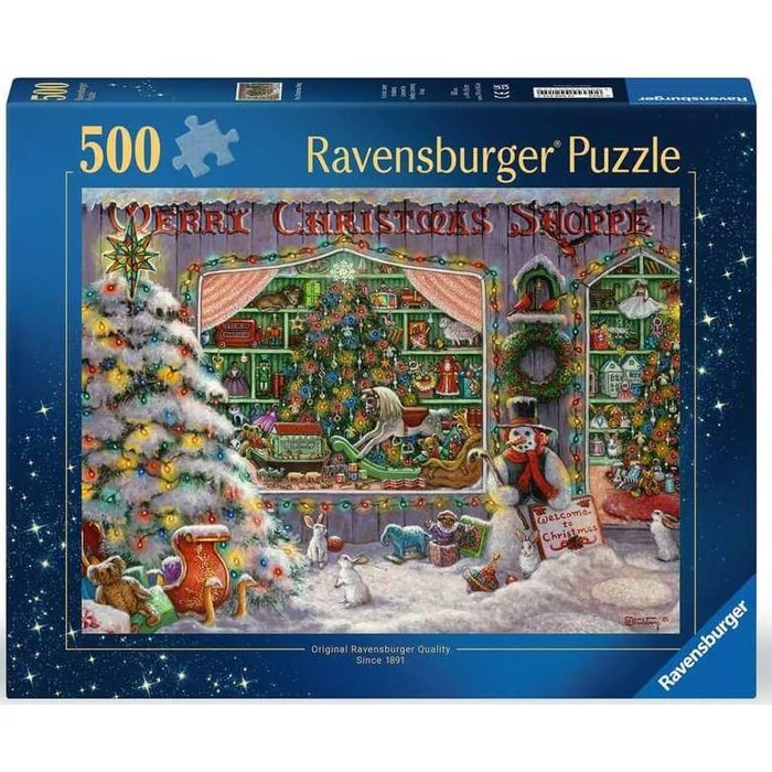 Ravensburger 12000215 - A karácsonyi bolt - 500 db-os puzzle