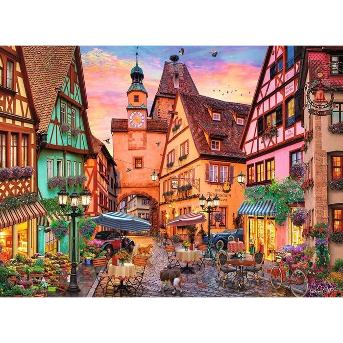 Ravensburger 12001381 - World Jigsaw Puzzle Championship - Bajor románc - 500 db-os puzzle