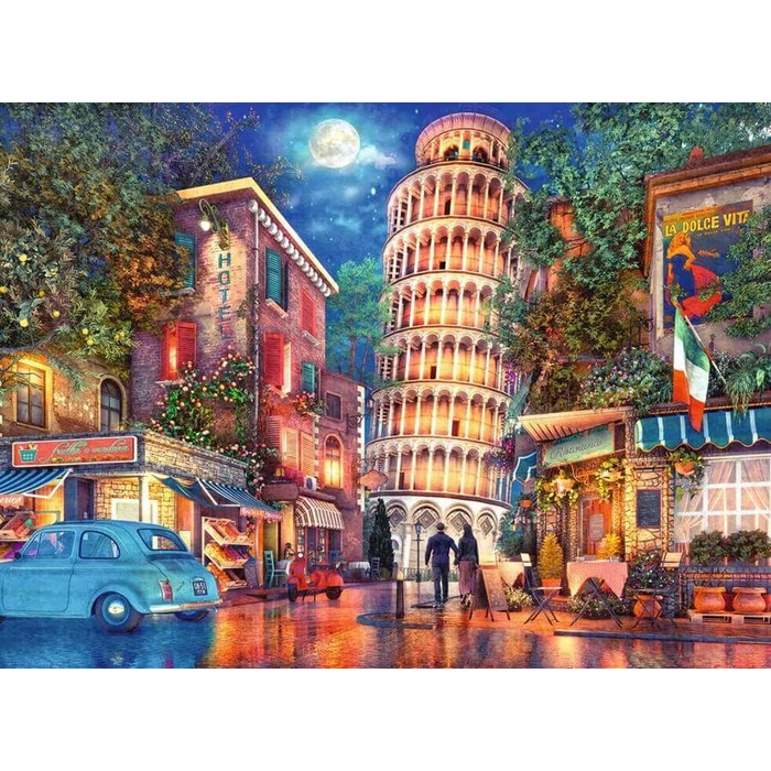 Ravensburger 12000709 - Pisa utcáin - 500 db-os puzzle