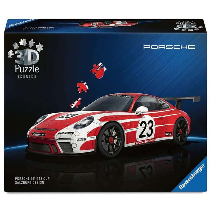 Ravensburger Iconics 12008038 - Porsche 911 GT3 Cup Salzburg Design - 154 db-os 3D puzzle