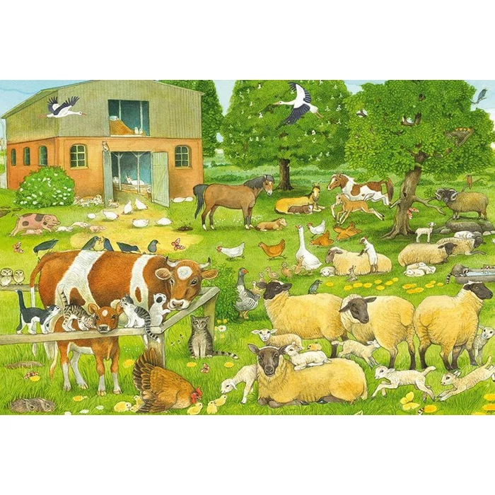Schmidt 56528 - Baby Animals on the Farm - 100 db-os puzzle