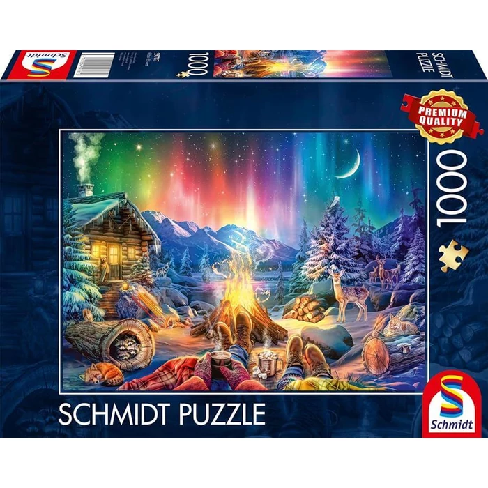Schmidt 59787 - Campfire romance under the starry sky - 1000 db-os puzzle