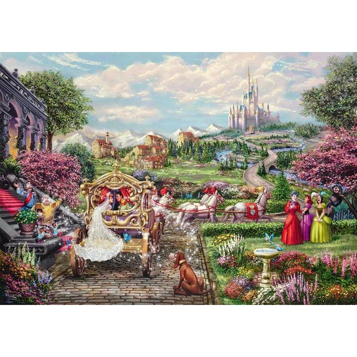 Schmidt 58038 - Disney - Cinderella Happily Ever After, Thomas Kinkade - 1000 db-os puzzle