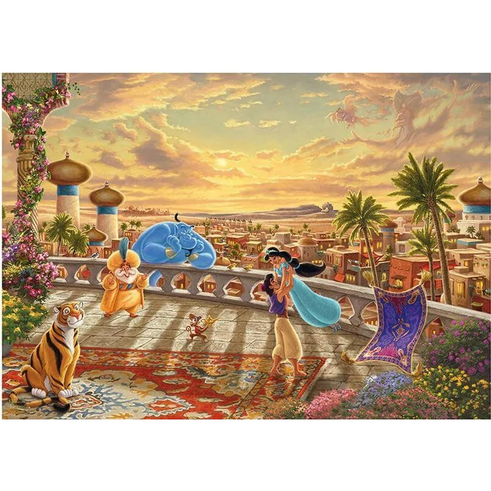 Schmidt 58032 - Disney - Jasmine - Dancing in the Desert Sunlight, Thomas Kinkade - 1000 db-os puzzle