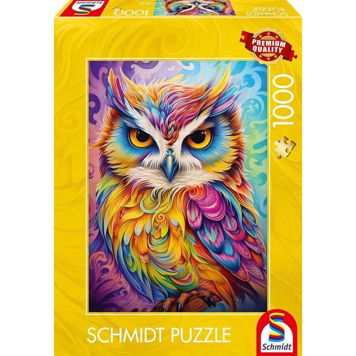 Schmidt 59782 - Owl in parrot dress - 1000 db-os puzzle