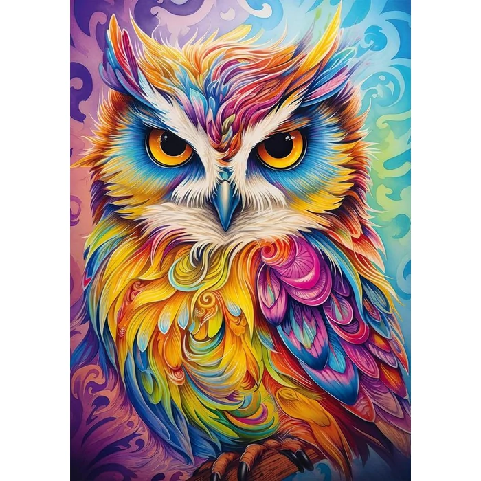 Schmidt 59782 - Owl in parrot dress - 1000 db-os puzzle