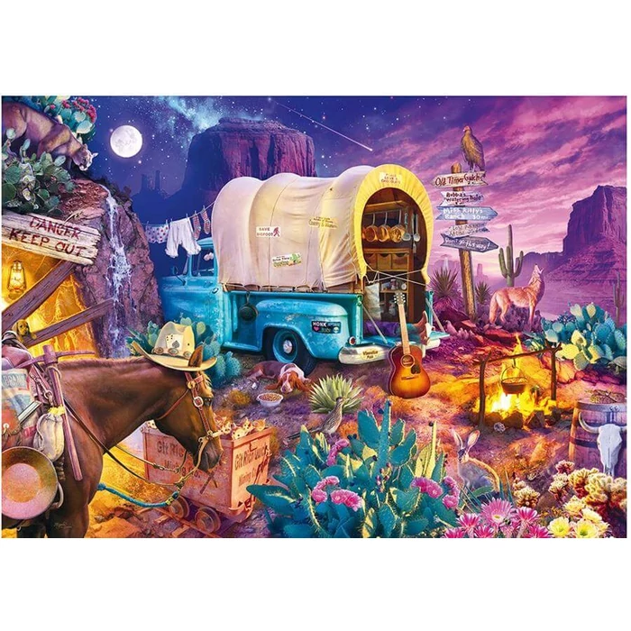 Schmidt 58576 - Romantic Wild West Camping, Jeff Haynie - 1000 db-os puzzle