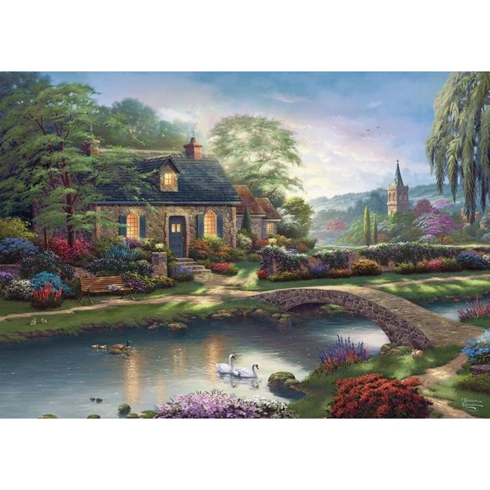 Schmidt 59775 - Stoney Creek Cottage, Thomas Kinkade - 1000 db-os puzzle