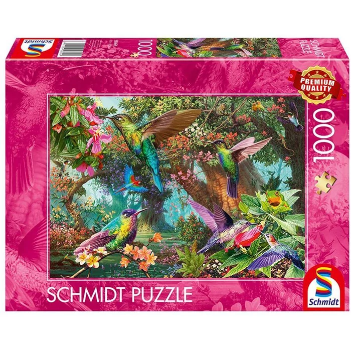 Schmidt 58869 - The Playful Colors of Hummingbirds - 1000 db-os puzzle