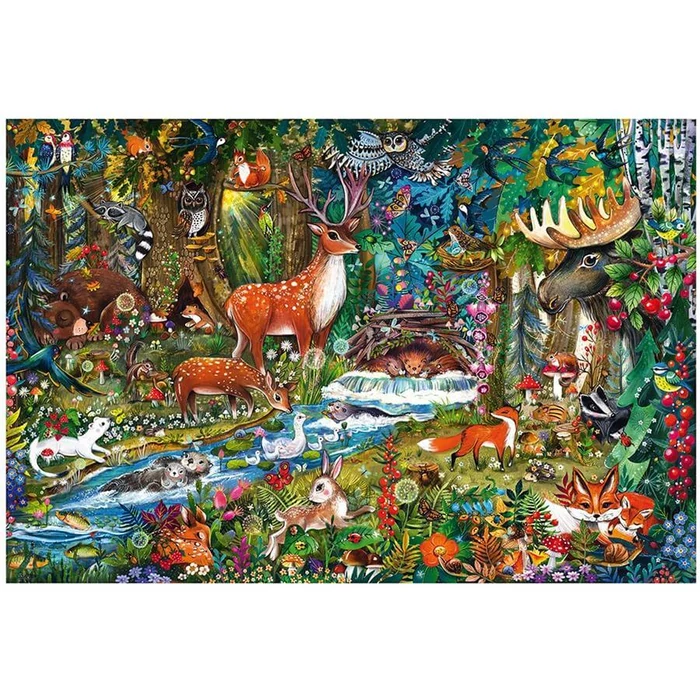 Schmidt 56532 - Animals in the Forests of Europe - 150 db-os puzzle