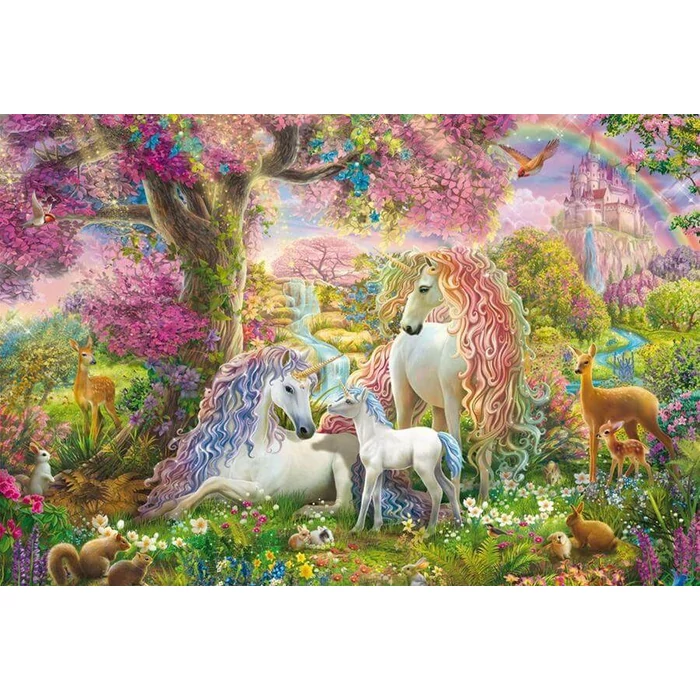 Schmidt 56387 - Unicorn Family in the Flower Forest - 150 db-os puzzle