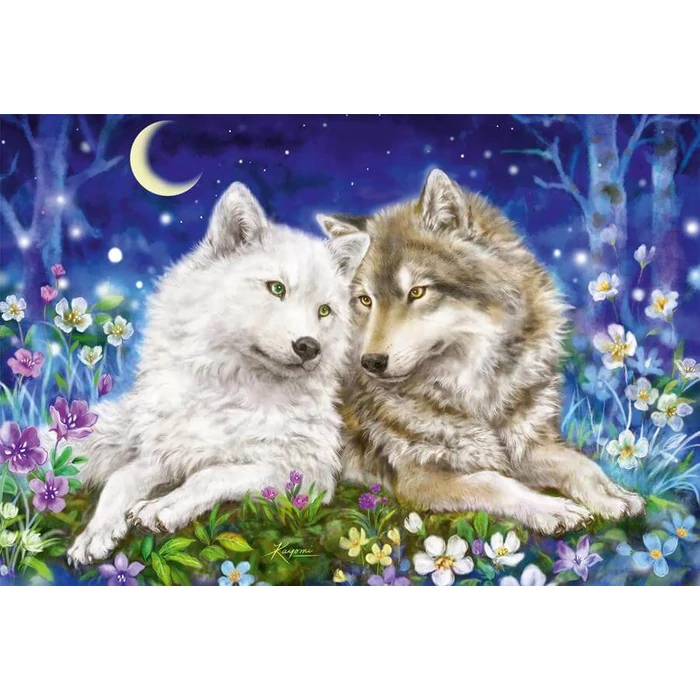 Schmidt 56469 - Cuddly wolf friends - 200 db-os puzzle