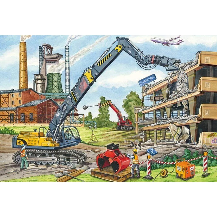 Schmidt 56520 - My Favorite Construction Vehicles - 3 x 48 db-os puzzle