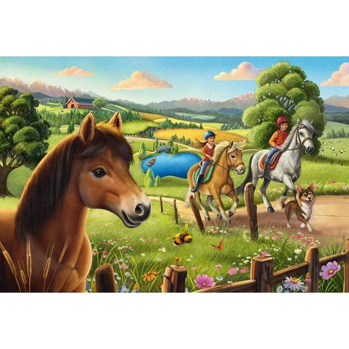 Schmidt 56519 - My Favorite Horses - 3 x 48 db-os puzzle