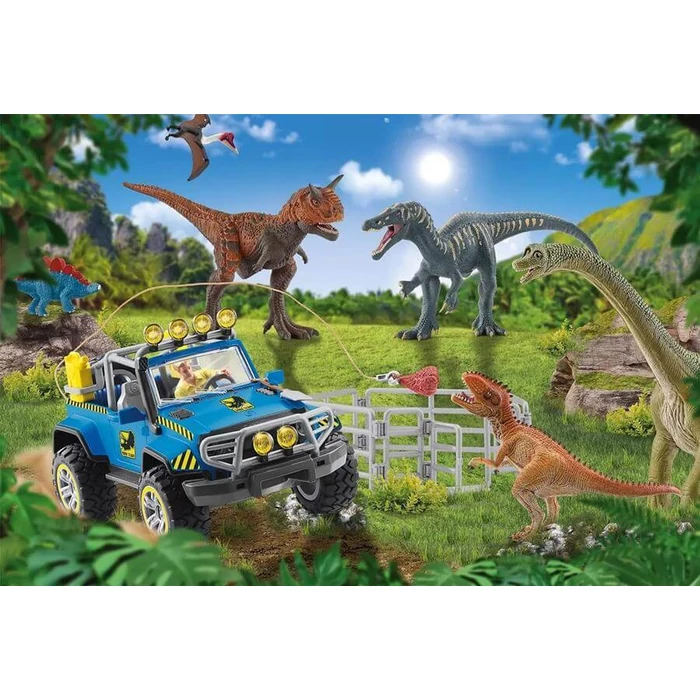 Schmidt 56461 - Prehistoric giants - 60 db-os Schleich puzzle figurával
