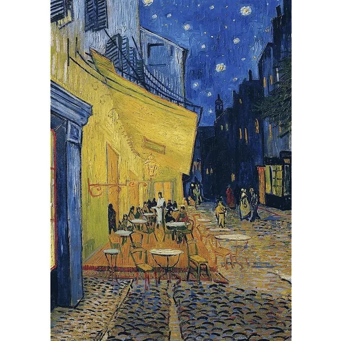 Trefl 10942 - Art puzzle - Van Gogh - Éjjeli kávézó - 1000 db-os puzzle