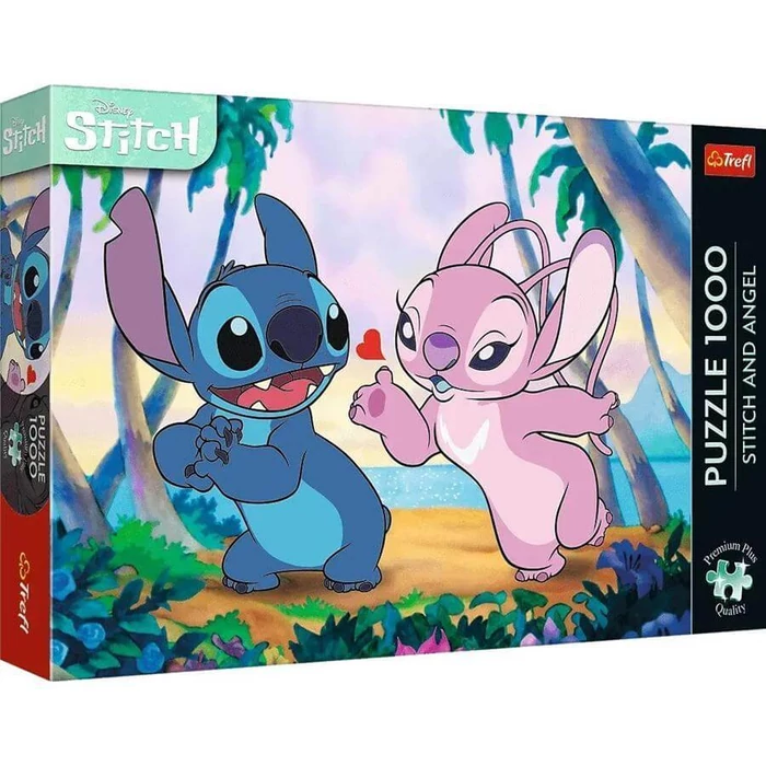 Trefl 12079 - Stitch és Angel - 1000 db-os Premium Plus puzzle