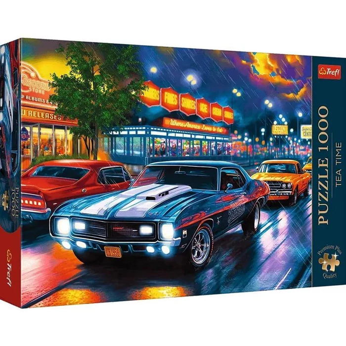 Trefl 12076 - Tea Time - Éjszakai fuvar - 1000 db-os Premium Plus puzzle