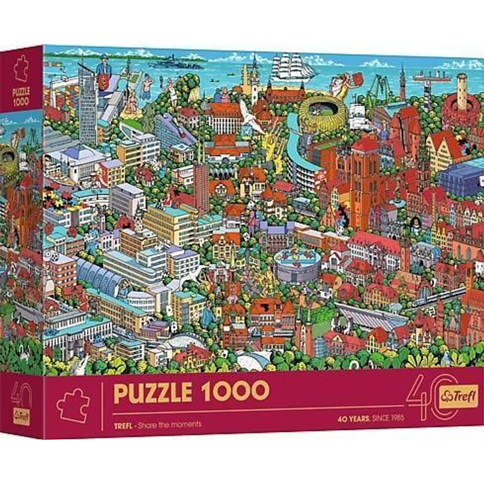 Trefl 10924 - 40 Éves Jubileum - Háromváros - 1000 db-os puzzle
