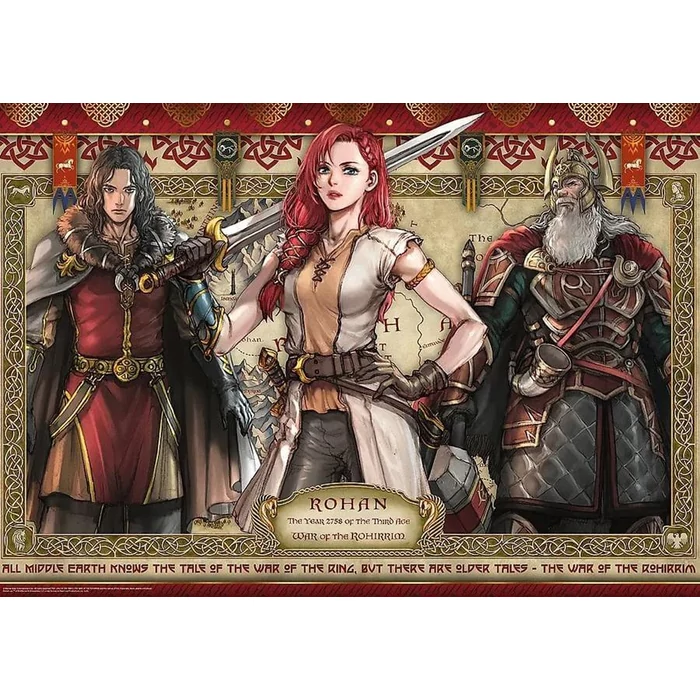 Trefl 10937 - A Gyűrűk Ura - A rohírok háborúja - 1000 db-os puzzle