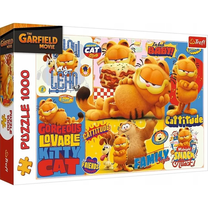 Trefl 10935 - Garfield - 1000 db-os puzzle