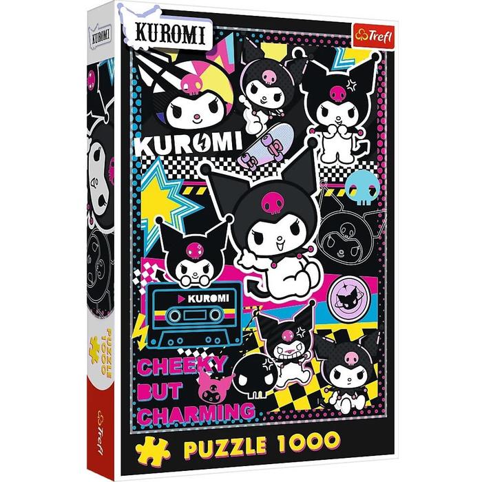 Trefl 10958 - Kuromi Hello Kitty világában - 1000 db-os puzzle