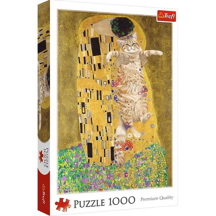 Trefl 10962 - A csók - Cicás verzió - 1000 db-os puzzle