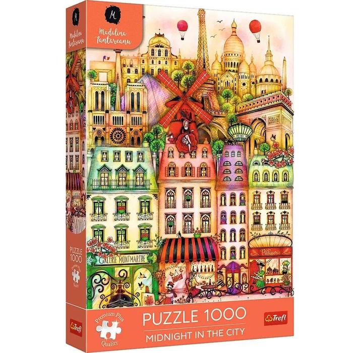 Trefl 12073 - Éjfél Párizsban - 1000 db-os Premium Plus puzzle