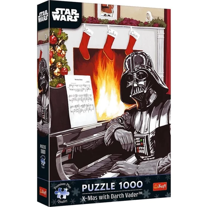 Trefl 12085 - Star Wars karácsony Darth Vaderrel - 1000 db-os Premium Plus puzzle