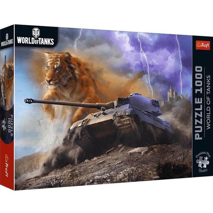 Trefl 12089 - World of Tanks - Tiger II - 1000 db-os puzzle